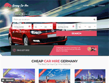 Tablet Screenshot of german-carhire.com